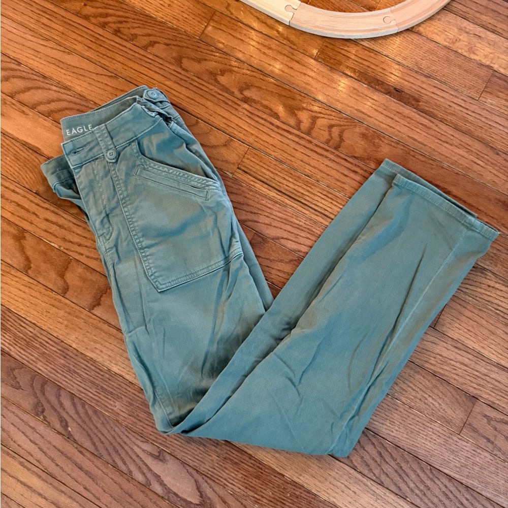 American Eagle Outfitters Sage Green Chinos